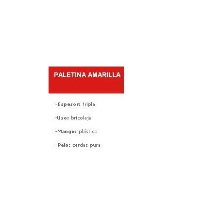 PALETINA CANARIA MEZCLA 5"