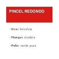PINCEL REDONDO BRICO N.14