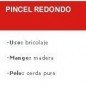 PINCEL REDONDO BRICO N.14