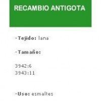 RECAMBIO ANTIGOTA 11 CMS.