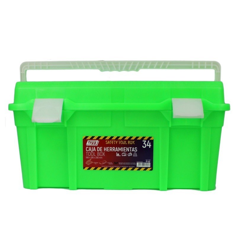 CAJA HERRAMIENTAS PLAST. Nº 34  STB LUMINISCENTE