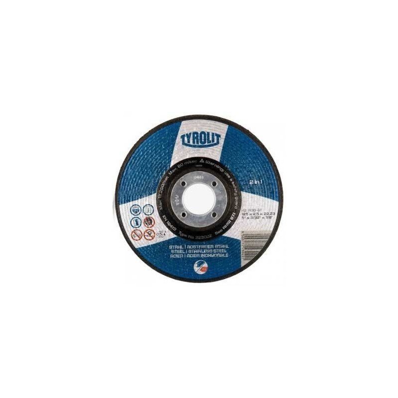 DISCO DESBASTE 125X6X22 2-1 TYROLIT BASI