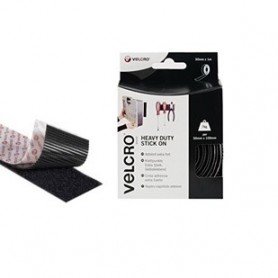 VELCRO® TIRAS ADH.ULTRA FUERTE 50X100MM 2UD NEG 7KG