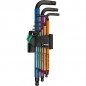 JUEGO LLAVES ALLEN ACODADA 9 PZAS MULTICOLOR W ERA