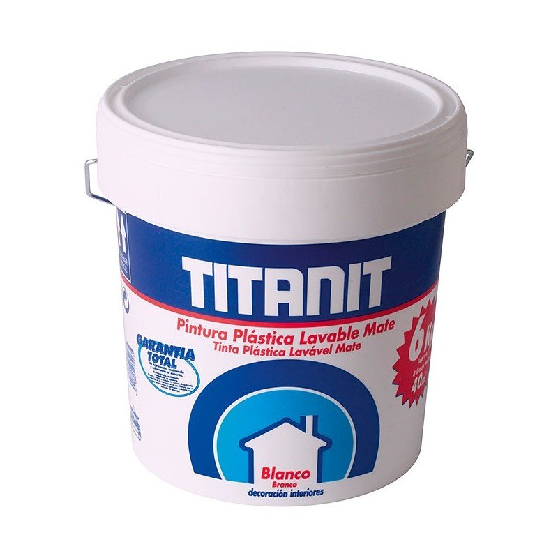PINTURA PLASTICA LAVABLE INTERIOR TITANIT 750ML