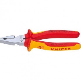 ALICATES UNIVERSALES DE F UERZA VDE CON MANGO VARIO S COMPONENTES 200MM KNIPE X