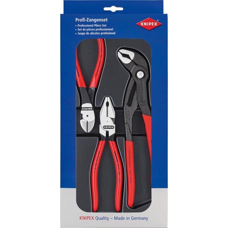 JGO ALICATES KRAFT 3 PZAS KNIPEX
