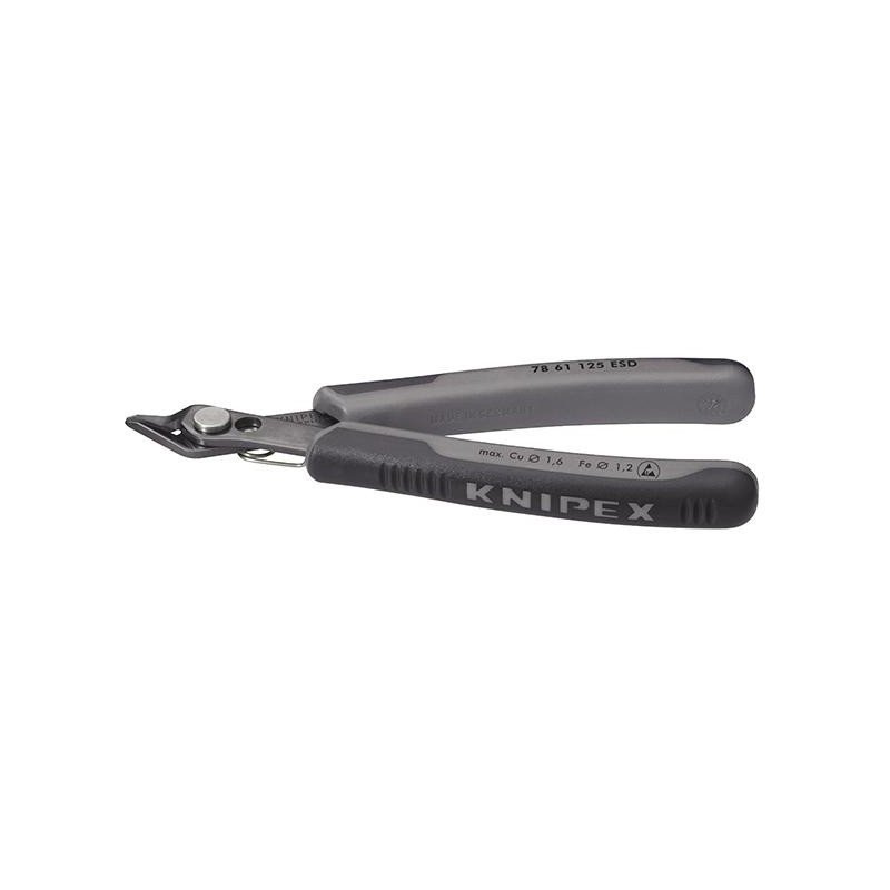 CORTAALAMBRES ELECTRÓNICA ESD PAVONADO 125MM KNIPE X