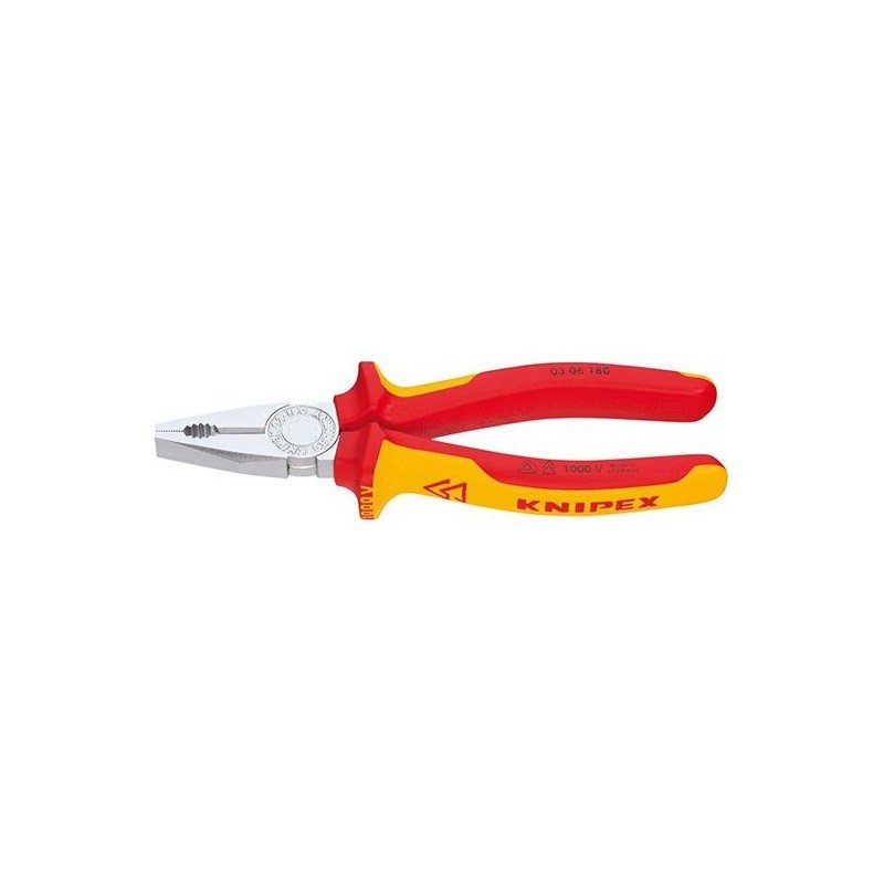 ALICATES UNIVERSALES VDE CON MANGO VARIOS COMPONEN TES 200MM KNIPEX