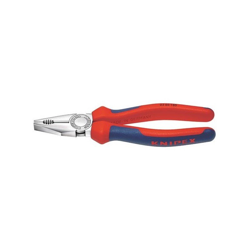 ALICATES UNIVERSALES CROM ADO C/ MANGO VARIOS COMPO NENTES 180MM KNIPEX