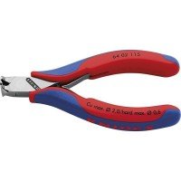 ALICATES DE CORTE FRONTAL ELECTRÓNICA CON BISEL 11 5MM KNIPEX