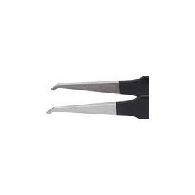 PINZA ANTIESTATICA PUNTAS ACODADAS 120MM NEGRO KNIPEX