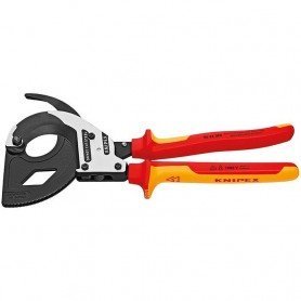 CORTACABLES VDE CON CON C ARRACA Y MANGO 2 COMPONEN TES 320MM KNIPEX