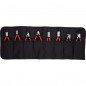 JGO ALICATES P/ CIRCLIPS EN BOLSA ENROLLABLE 8 PZA S KNIPEX