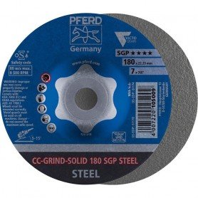 MUELA ABRASIVA CC-GRIND S OLID SGP STEEL 180MM PFER D