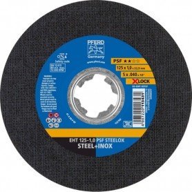 DISCO DE CORTE PSF X-LOCK STEELOX 125X1,6MM PFERD