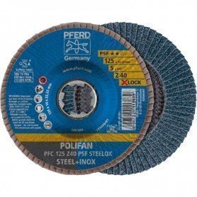 DISCO ABRASIVO DE LÁMINAS X-LOCK STEELOX K60PSF 11 5MM PFERD