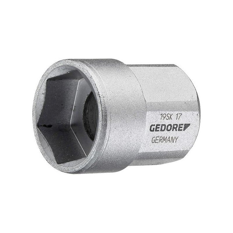 VASO DE LLAVE DE VASO ACC IONAMIENTO 1/2" HEX EXTER IOR SALIDA HEX 10X24MM GE DORE