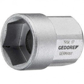 VASO DE LLAVE DE VASO ACC IONAMIENTO 1/2" HEX EXTER IOR SALIDA HEX 11X24MM GE DORE