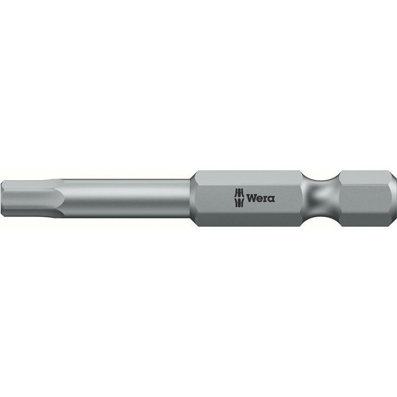 PUNTA DUREZA TENAZ 1/4" D IN3126E6,3 HEMBRA HEX 5X5 0MM WERA