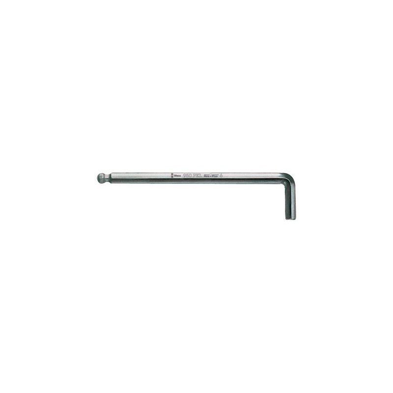 LLAVE ALLEN NIQUELADA C/ PUNTA ESFÉRICA 4X MM WERA