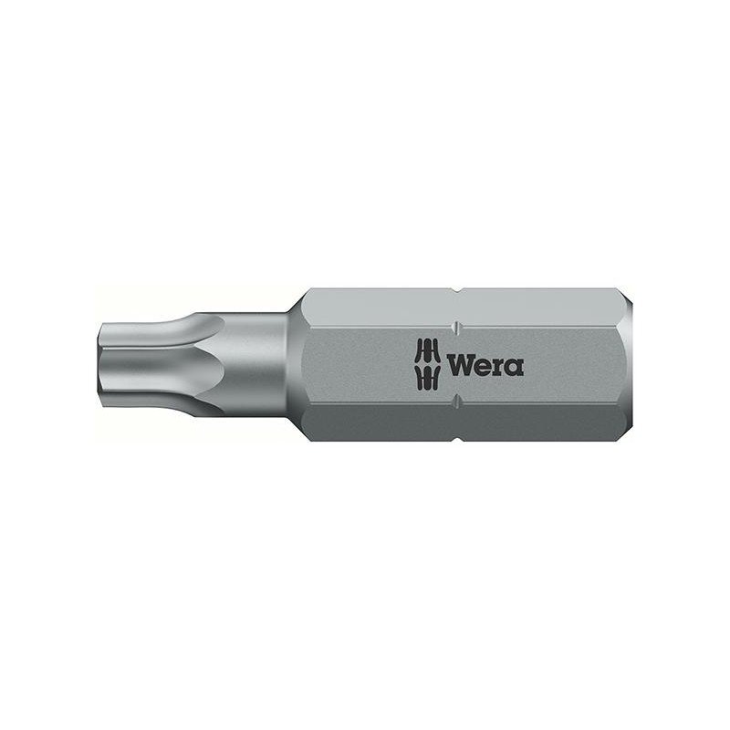 PUNTA DUREZA TENAZ 1/4" D IN3126C6,3 T15X25MM WERA