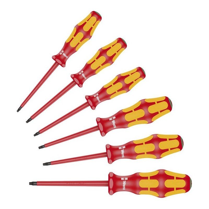 JGO DESTORNILLADORES 167I /6 VDE TORX 6 PZAS WERA