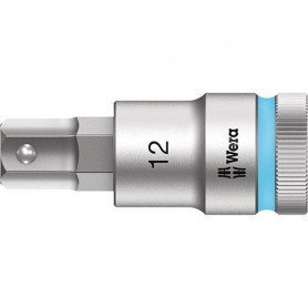PUNTA PARA DESTORNILLADOR 1/2" HEMBRA HEX CON FUNC IÓN RETENCIÓN 12X60MM WER A
