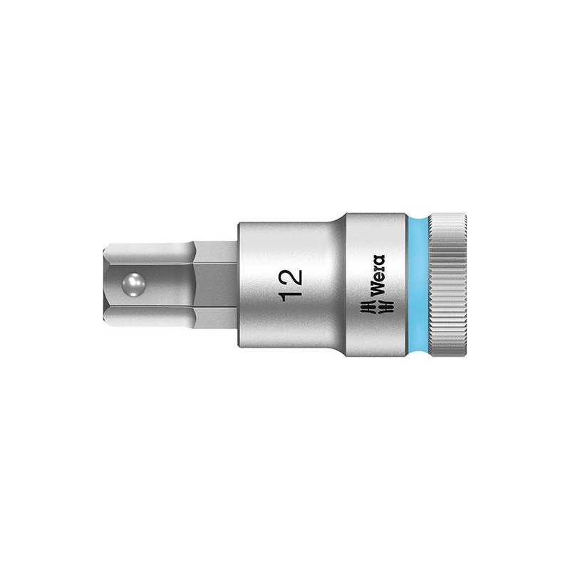 PUNTA PARA DESTORNILLADOR 1/2" HEMBRA HEX CON FUNC IÓN RETENCIÓN 12X60MM WER A