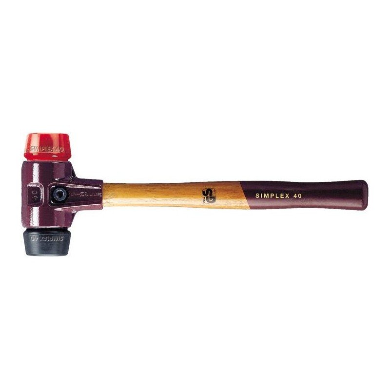 MARTILLO DE SUPERFICIE BL ANDA SIMPLEX GOMA/PLÁSTIC O 30MM HALDER