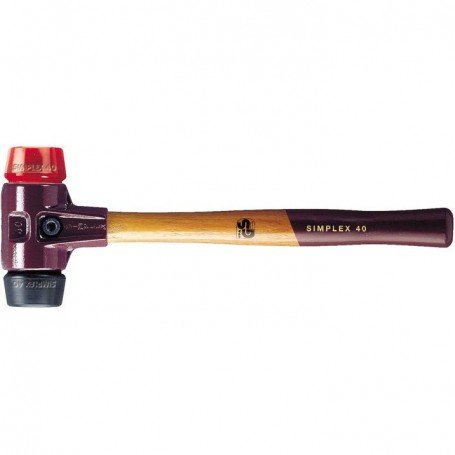 MARTILLO DE SUPERFICIE BL ANDA SIMPLEX GOMA/PLÁSTIC O 60MM HALDER