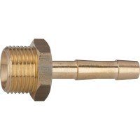 TOBERA PORTATUBO ROSCADA LATÓN AG G3/8" MANGUERA Ø INTERIOR 9MM RIEGLER