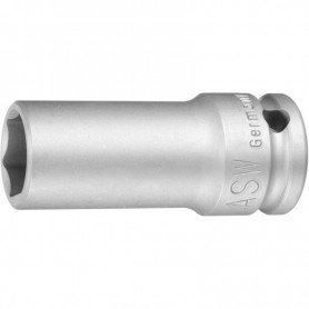 VASO LLAVE DE VASO DE FUE RZA LARGO 1/2" 17MM ASW