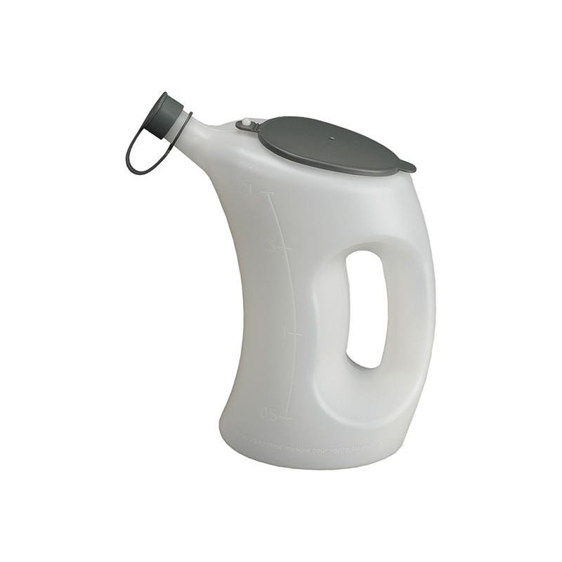 VASO GRADUADO POLIETILENO CONTENIDO NOMINAL 1L C/ TAPA PRESSOL
