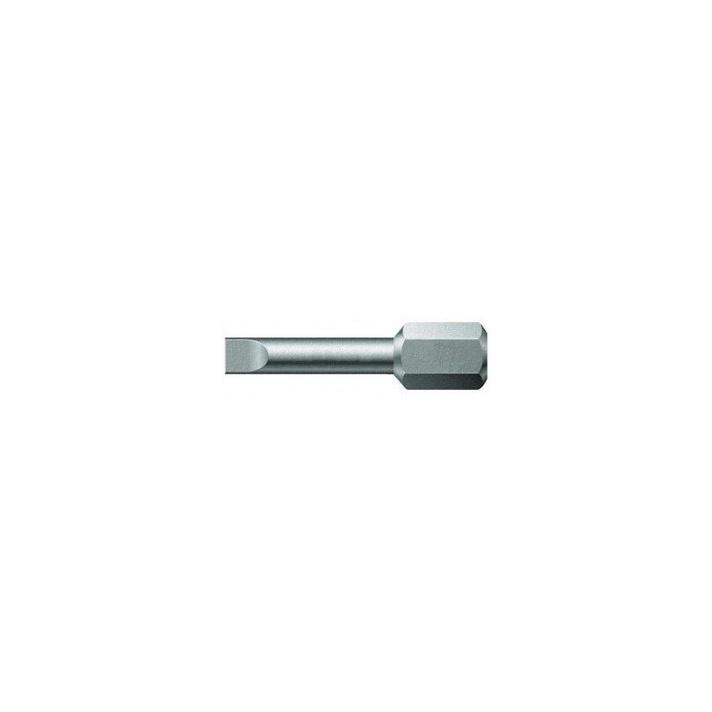 PUNTA DUREZA TENAZ 1/4" D IN3126C6,3 PLANO 6,5X1,2X 25MM FORMAT