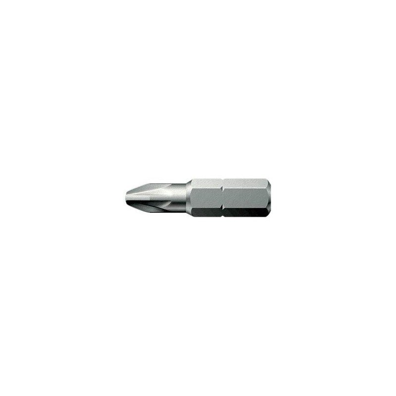 PUNTA DUREZA TENAZ 1/4" D IN3126C6,3 PZ2X25MM FORMA T