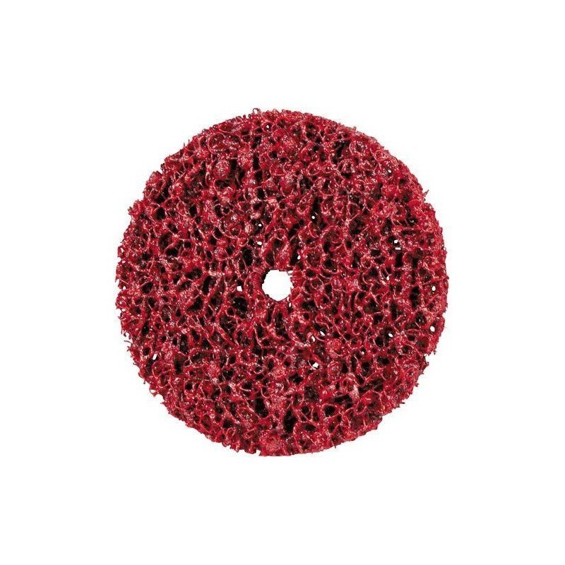 DISCO DE LIMPIEZA GRUESO 100X13X13MM EXTRA-GRUESO ROJO FORMAT