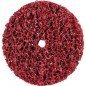 DISCO DE LIMPIEZA GRUESO 100X13X13MM EXTRA-GRUESO ROJO FORMAT