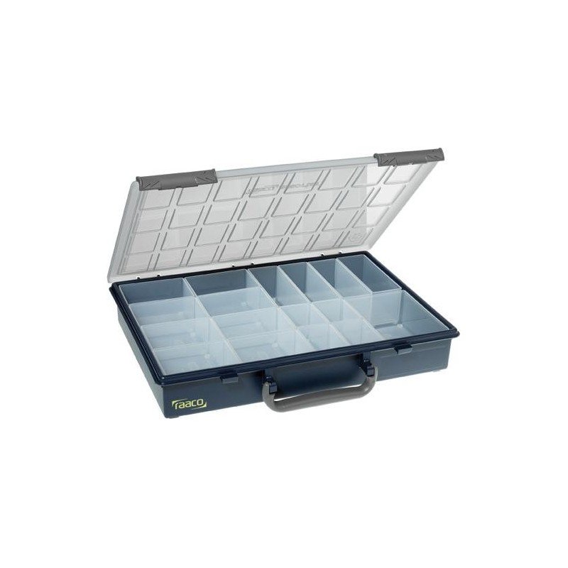 MALETÍN DE SURTIDO PLÁSTI CO ASSORTER 55 4X8-17 AZU L RAACO