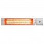 ESTUFA HALOGENA EXT. IP65 PARED 2 TUBOS 2000W ORBEGOZO