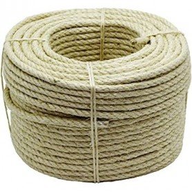 MINI ROLLO CUERDA SISAL 10MM R/25MT