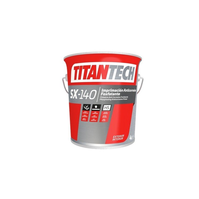IMPRIMACION SX-140 ANTICORROSIVA FOSFATANTE ROJO 4L