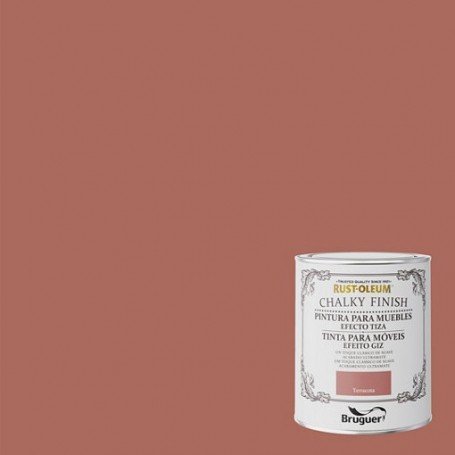 PINTURA A LA TIZA MUEBLES CHALKY 750ML TERRACOTA