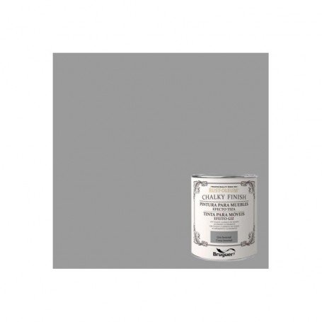 PINTURA A LA TIZA MUEBLES CHALKY 750ML GRIS INVE