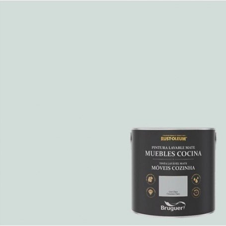PINTURA A LA TIZA MUEBLES DE COCINA 750ML GRIS CLARO