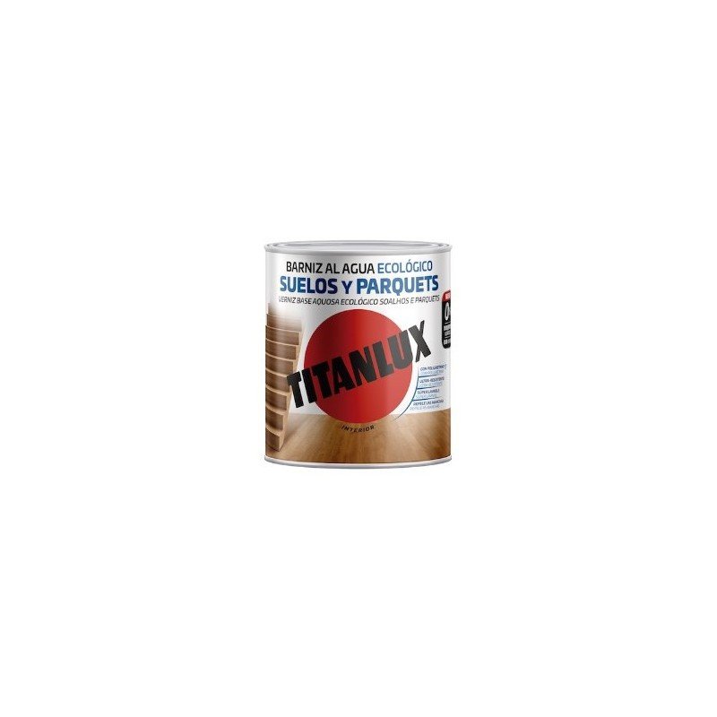 BARNIZ AL AGUA POLIURETANO ECOLOGICO SUELOS Y PARQUETS SATINADO 750ML