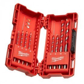 JGO.BROCA PIEDRA 8 PIEZAS SUPER MILWAUKE