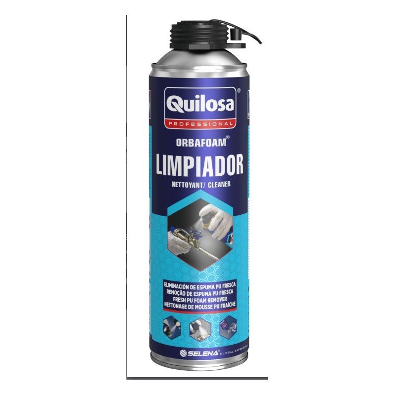 LIMPIADOR ESPUMA POLIURETANO 500ML. LIMPIADOR ESPUMA POLIURETANO 500ML.