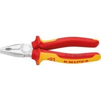 ALICATES UNIVERSALES VDE CON MANGO VARIOS COMPONEN TES 200MM KNIPEX