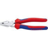 ALICATES UNIVERSALES DE F UERZA CROMADO C/ MANGO VA RIOS COMPONENTES 200MM KN IPEX